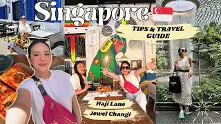SINGAPORE TRAVEL VLOG, Budget TIPS, Asian food, Marina Bay sands train ride