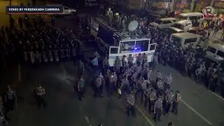 WATCH: Quiboloy supporters, followers denounce police operations in Davao City
