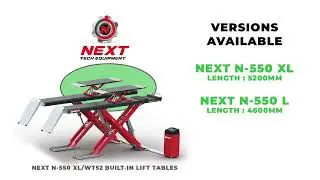 The NEXT N550 range of alignment scissor lifts