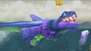 Alien Shark Biggest Alan in Hungry Shark Evolution - The Sea Beast, Destroyer of Worlds