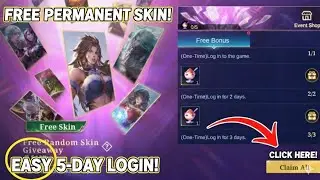 NO SCAM‼️ JUST LOGIN! How to Claim Free Skin in Mobile Legends (MLBB) New Event 2026