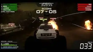 Burnin Rubber 5A Mammoth Police Tsunami (RP4) And BT One VS Juggernaut Bison Mammoth And BT One