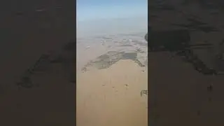 Flood covered the whole area in Sindh, Punjab of Pakistan #FloodsInPakistan2022