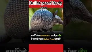 कौन सा जीव है जिसकी Body  bullet  proof  होती है ???? @FactsMine