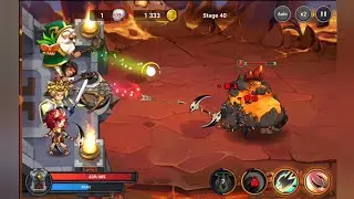 Playing Castle Defender!