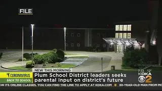 Plum School District Leaders Seeks Parental Input On District's Future