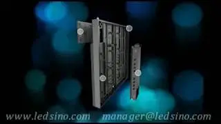 Front service for the cabinet and led panels