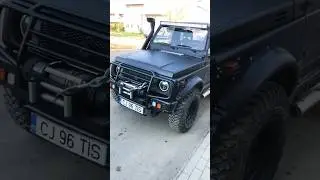 #automobile #suzuki #samurai #4x4 #offroad #black #gangsta #romania
