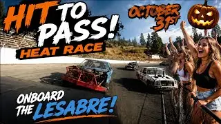 Hit to pass heat race October 31st Onboard the Lesabre