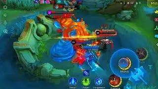 I killed a enemy in Moba legend 5v5 | my first kill in Mlbb | teem quadruple 