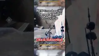 NEW Crossbow w/Temporal Blast VS Phry'zhia (EASY 1 Phase) #destiny2 #bungie #destiny2edgeoffate