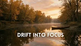 Quiet LoFi Beats for Deep Focus & Stop Overthinking | Misty River Ambience 5 Hours
