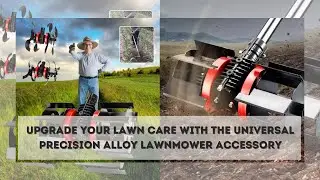 Universal Precision Alloy Lawnmower Accessory - Loosening Wheel Deep Plowing Trenching Cutter