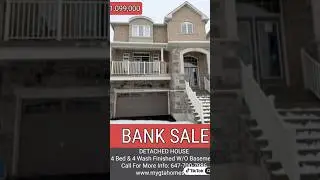 Wow detached house 4 bed and 4 wash Double Car finished walk out basement #muhammadyousafrealtor