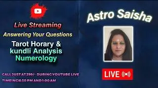 FREE LIVE TAROT || LIVE ASTROLOGY || KUNDALI READING | NUMEROLOGY LIVE SESSION | #astrology