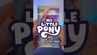 EXPERIMENT: can you MAKE MONEY by opening MY LITTLE PONY CARDS? #mylittlepony #tradingcards #packrip
