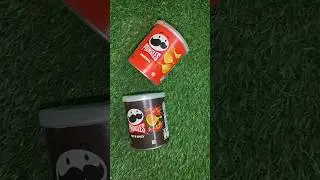 Оригинальные Pringles против острых Pringles Black: кто победит? 🍟🔥 #PringlesBattle # #SnackFaceoff