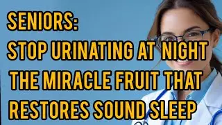 Seniors: Stop Urinating at Night &ndash; The Miracle Fruit That Restores Sound Sleep, Elderly Wisdom