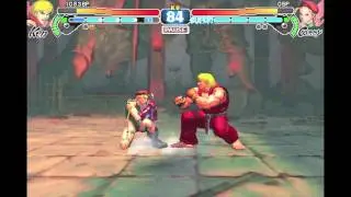 Street Fighter IV Volt - Game Center Match - Ken vs Cammy (Ultra Counter)