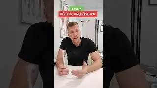 3 najgłupsze mity na temat b&oacute;lu kręgosłupa 🧐 #zdrowie #fizjoterapia #osteopatia #kręgosłup