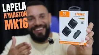 TESTEI O MICROFONE DE LAPELA H'MASTON MK16 - BOM E BARATO.