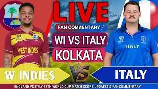West Indies vs Italy Live | WI vs ITALY 37th T20 | T20 World Cup | WI vs ITALY Score & Commentary