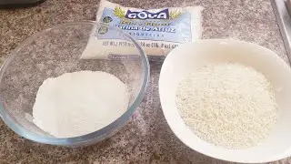 COMO HACER  HARINA DE  ARROZ  CASERA