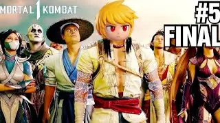 MORTAL KOMBAT 1: (Campanha) #5 FINAL - PRIMEIRA VEZ ZERANDO MORTAL KOMBAT 1