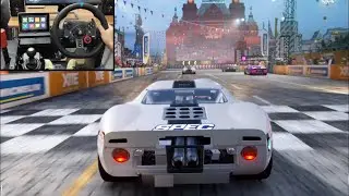 Grid Legends Ford GT40 Moscow Russia - Logitech g29 gameplay