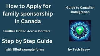 how to apply for family sponsorship in canada | how to apply family visa for canada
