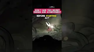 Don&rsquo;t miss this Secret Ending in Silksong Act 2 #silksong #gaming #hollowknight