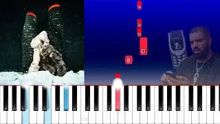 PARTYNEXTDOOR & DRAKE - NOKIA - Chords Version (Piano Tutorial)