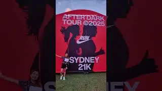 Dream come true!! #nike #nikeafterdark #afterdark #nikerunning #sydney #halfmarathon