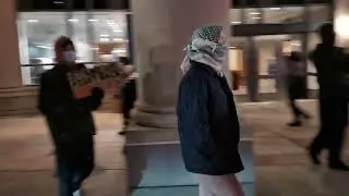 2024-11-15  Palestine protest outside of Suffolk University law school