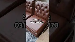 Single seat sofe for home and office Leather sofa seats #officefurniture #furnituremarket