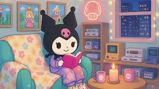 📖kuromi&rsquo;s chill reading hour [sanrio aesthetic music] for a cozy evening in