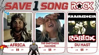 Save One Song Rock Edition Roblox Online Gameplay Aerosmith The Beatles Slipknot Paramore Skillet! 🤘