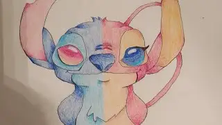 Come disegnare Angel e Stitch