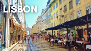 Ver&atilde;o Cheio de Turistas na Rua Augusta em Lisboa PORTUGAL
