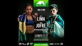 AFL 21 Brasil  Mabelly Lima (BRA) x Mariana Jofre (ARG)
