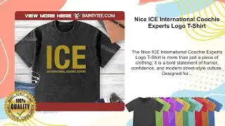 Nice ICE International Coochie Experts Logo T-Shirt