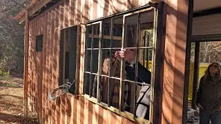 Window sash installation #restoration #historical #windows 