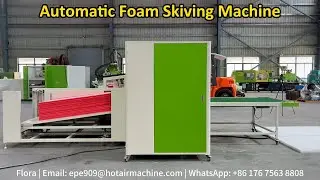 PLC Foam Skiving Machine | Automatic Feeding, Skiving & Discharging