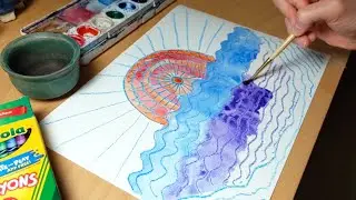 Watercolor Resist - Art in Action