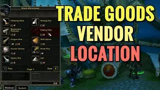 Thunder Bluff Trade Goods Vendor Location - WoW Classic