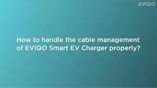 EVIQO Smart EV Charger   cable management