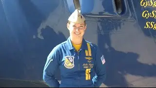 First Female Blue Angels Pilot Soars Through San Diego Skies