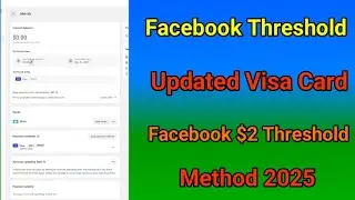 Facebook Threshold new Method | Auto pay Facebook boost method 2026 