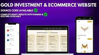 Make Gold Investment and Ecommerce Website 2 in 1 with Admin Panel