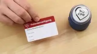 NO CPR Stempel Nutzen und Nachf&uuml;llen